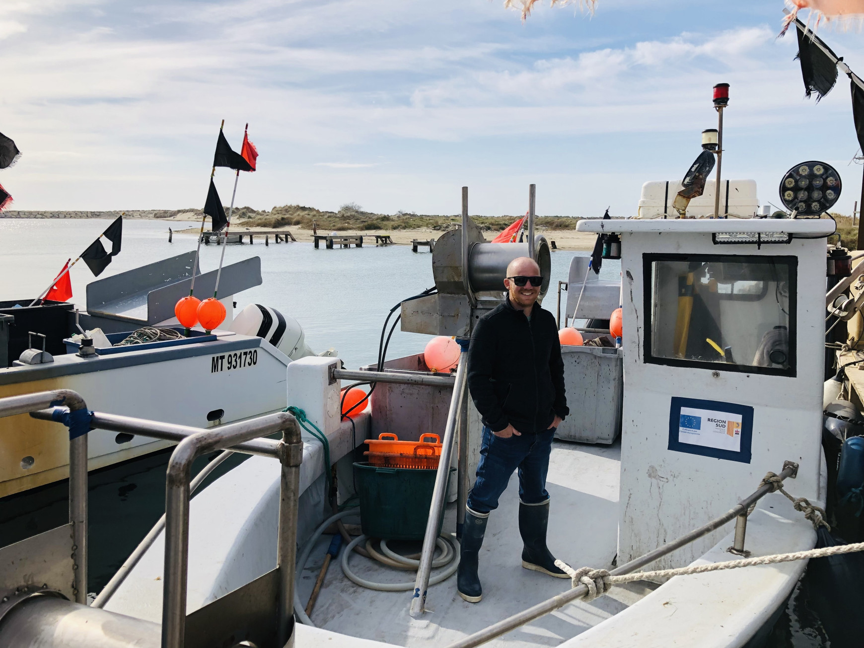 © Photo de Clément Baudet Camargue : un jeune pêcheur installé grâce au FEAMPA - L'Europe vue d'ici #110