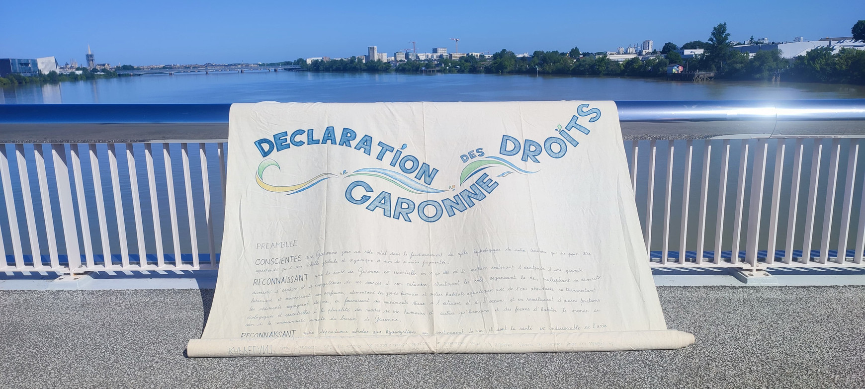 © Cassandre Thomas. Une initiative citoyenne pour conférer des droits à la Garonne - le reportage