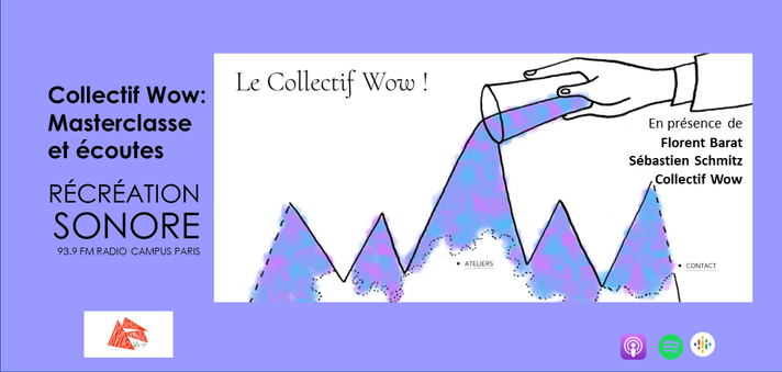 Épisode Récréation Sonore : Collectif Wow Masterclasse #1 de l'émission Récréation sonore