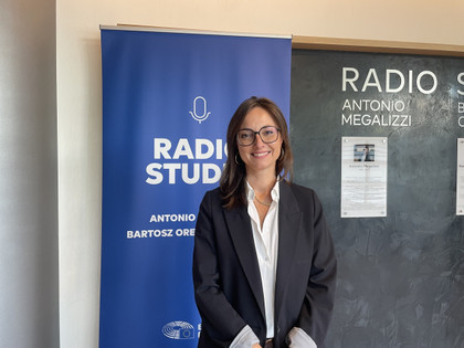 A Strasbourg, la députée écologiste belge Saskia Bricmont réagit au SOTEU