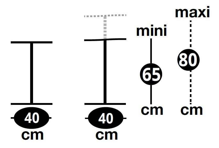 Schéma de «  Gabriel Vintage Ébène  »