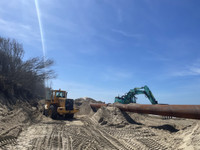 À Soulac-sur-mer, l'Europe participe au réensablement de la plage