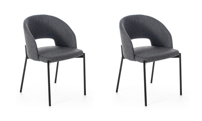 2X SARA HTABLE GRIS FONCE