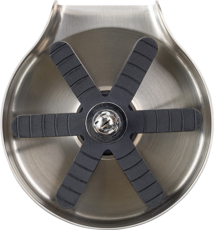 Rince-verre en inox massif
