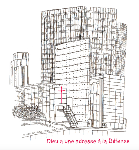 Épisode Dieu a une adresse à la Défense de l'émission Récréation sonore