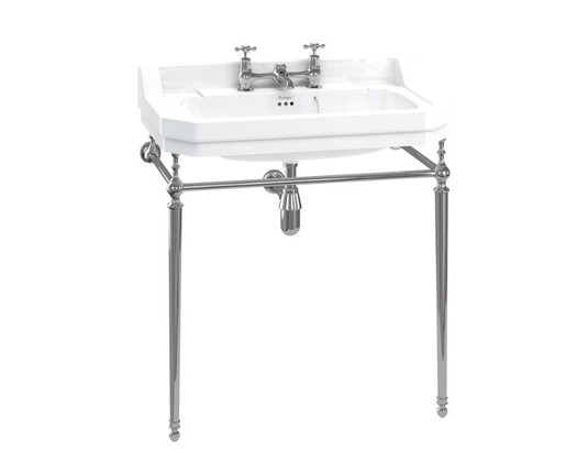 VASQUE 80CM BLANC 2 TROUS BURLINGTON