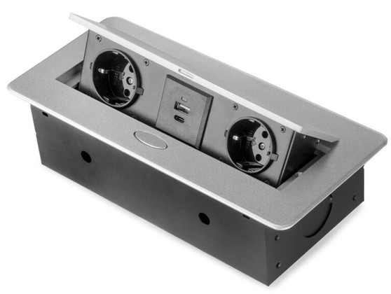 BLOC SOFTY ALU 3 PRISES2USB