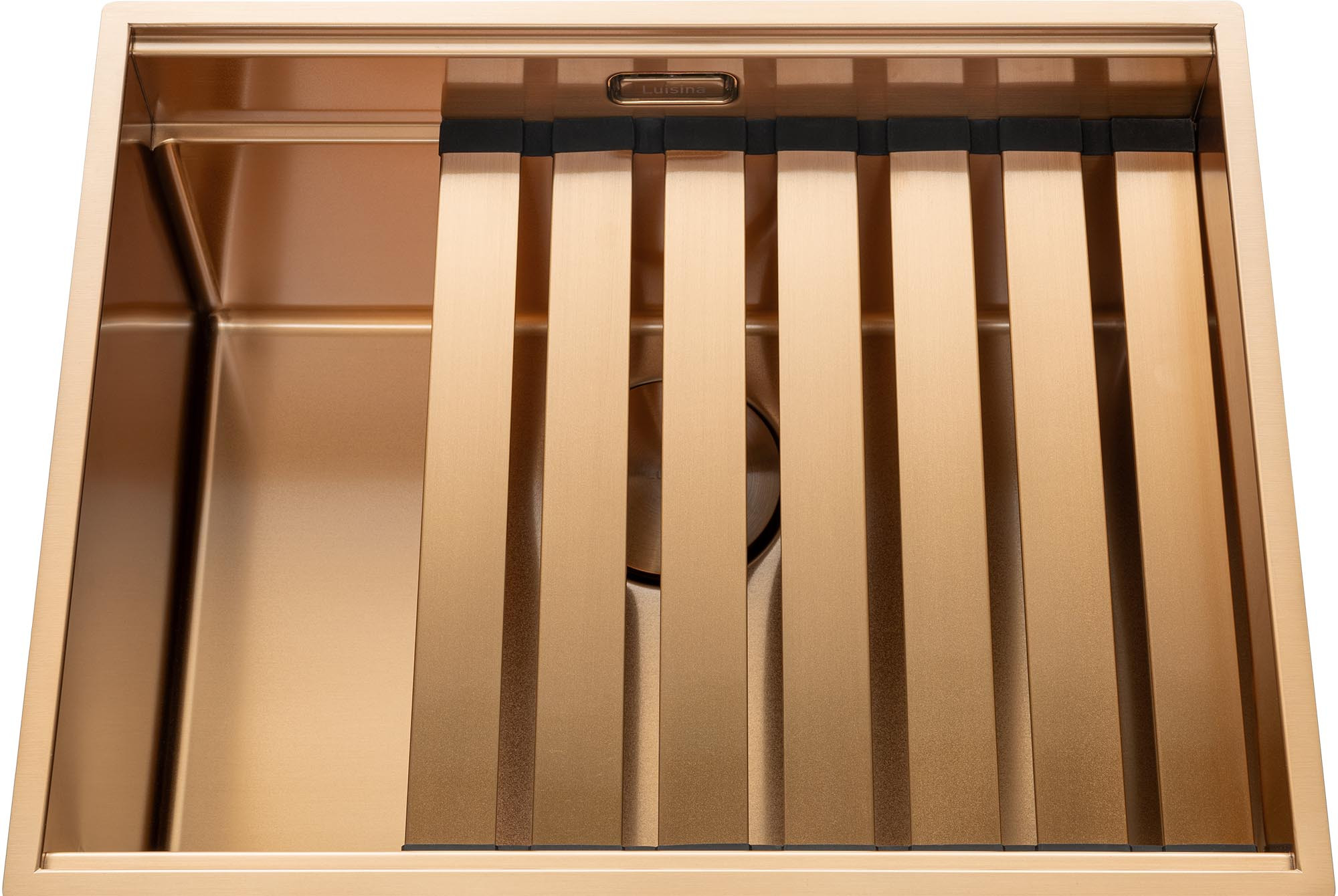 Legato + Inox avec traitement PVD Cuivre mat