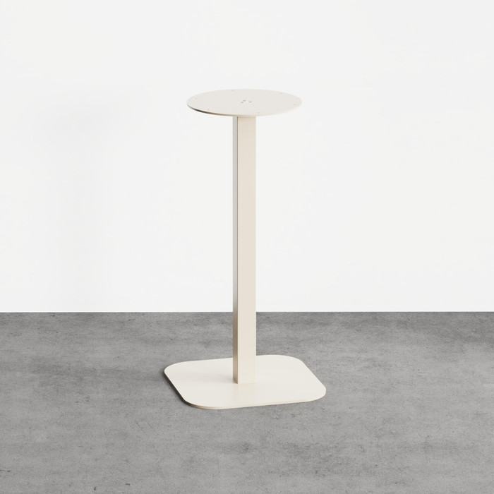 Pied Jane carré arrondi Crème 900 mm