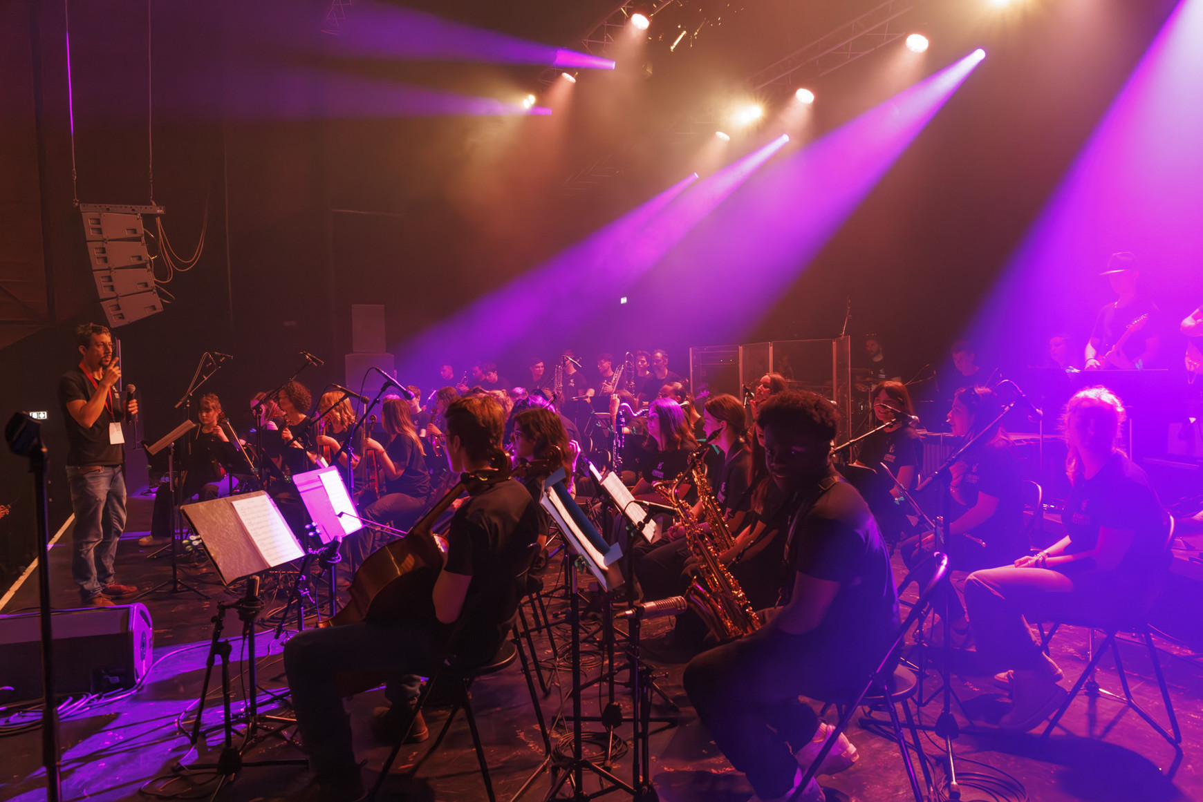 © Marina Boudais. Un orchestre européen au Nouveau festival - le reportage