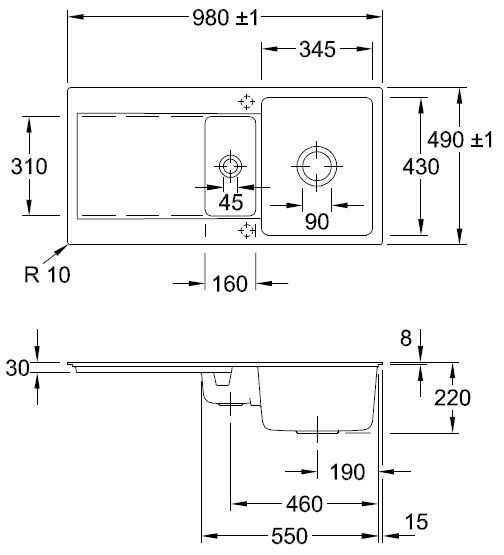 Schéma de «  Siluet R Flat Pure Black  »