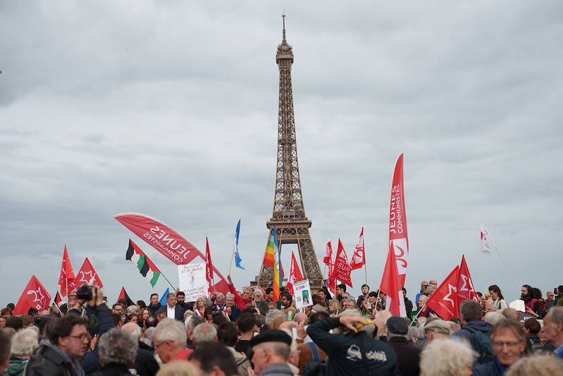 Manifestation pour la paix et la reconnaissance de l’Etat de Palestine à Paris en mai 2025. Source : Flickr / Parti Socialiste / CC BY-NC-ND 2.0 Aujourd'hui en Europe - 18 septembre 2025